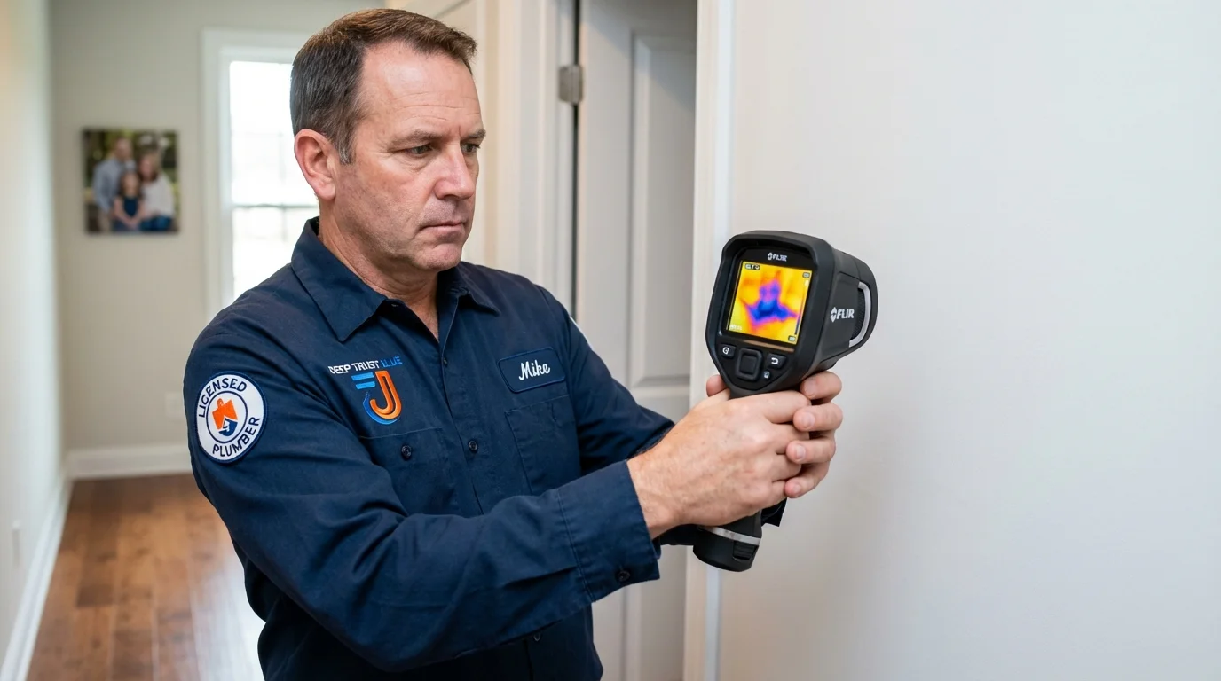 Thermal imaging leak detection by Johns Plumbing LLC in Eupora